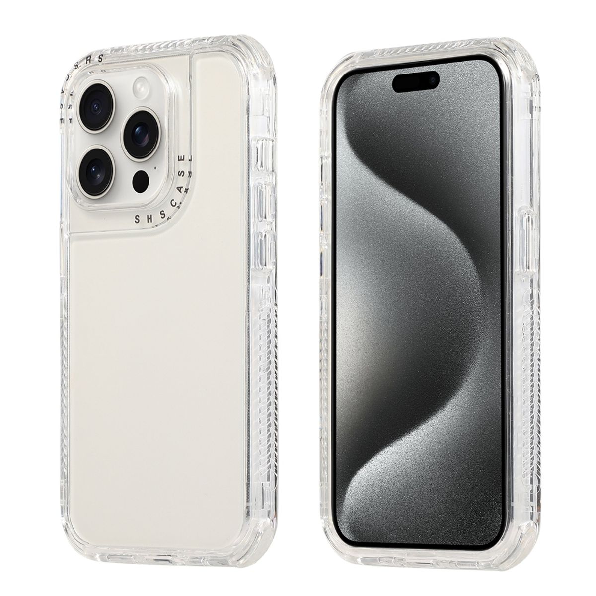 OEM - Case Compatible con iPhone 16 Pro Antishock 360 Transparente