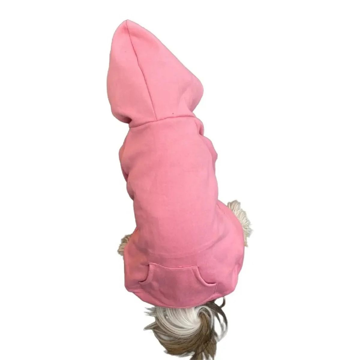 MARC - Ropa De Mascota Polera Con Capucha Color Palo Rosa Talla 03