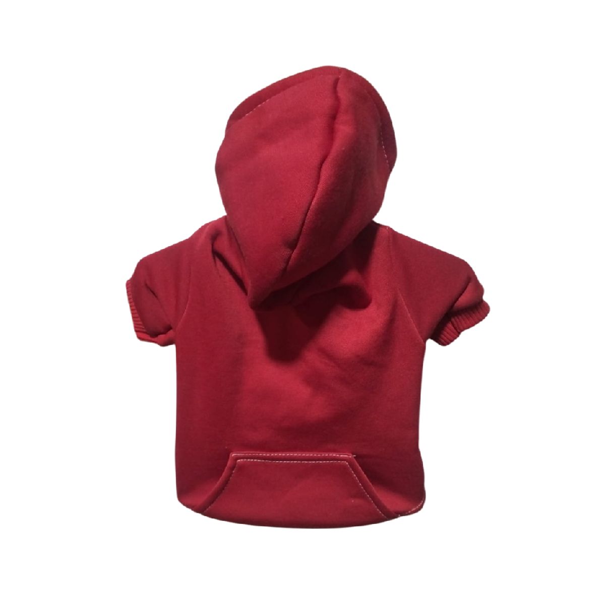 GENERICO - Polera afranelada para mascotas perros y gatos talla 1 roja