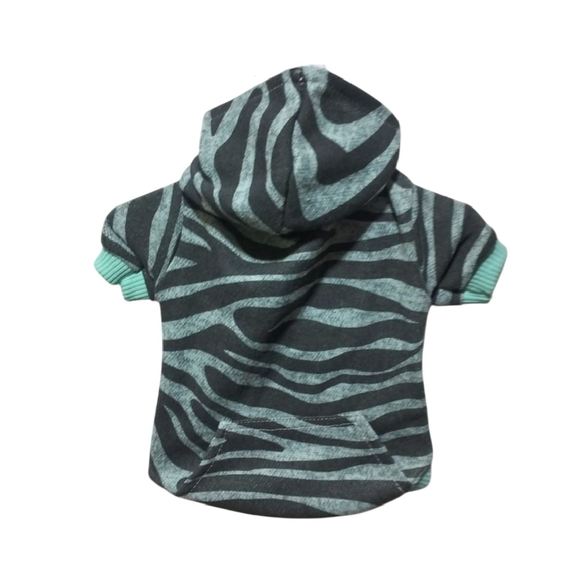 GENERICO - Polera con capucha para perros y gatos verde talla 1