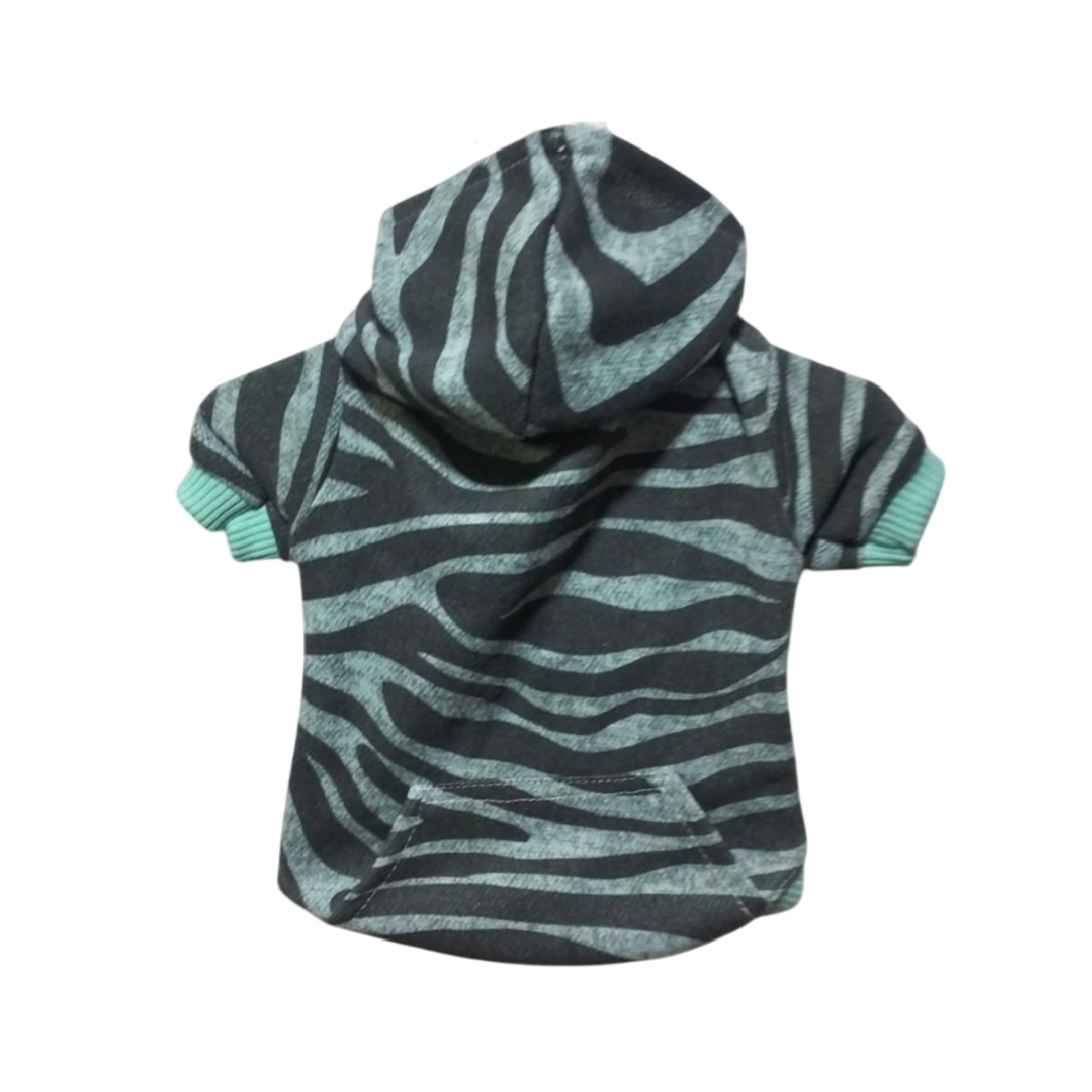 GENERICO - Polera con capucha para perros y gatos verde talla 1