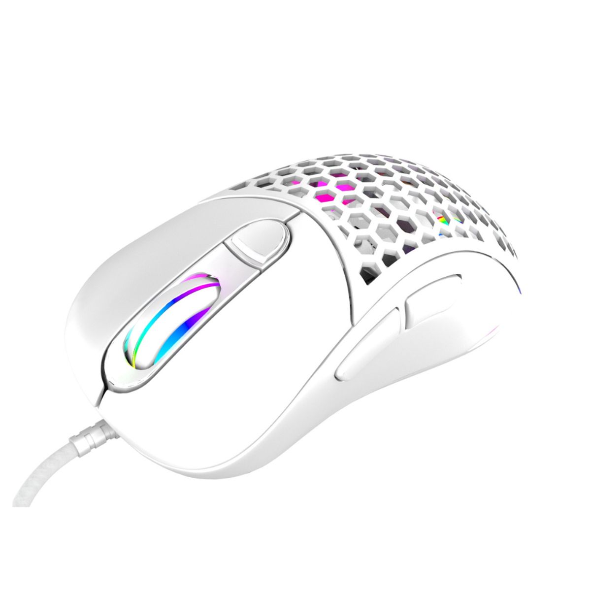 VSG - Mouse Gamer VSG Aquila Air DPI 16,000 RGB Blanco Brillante