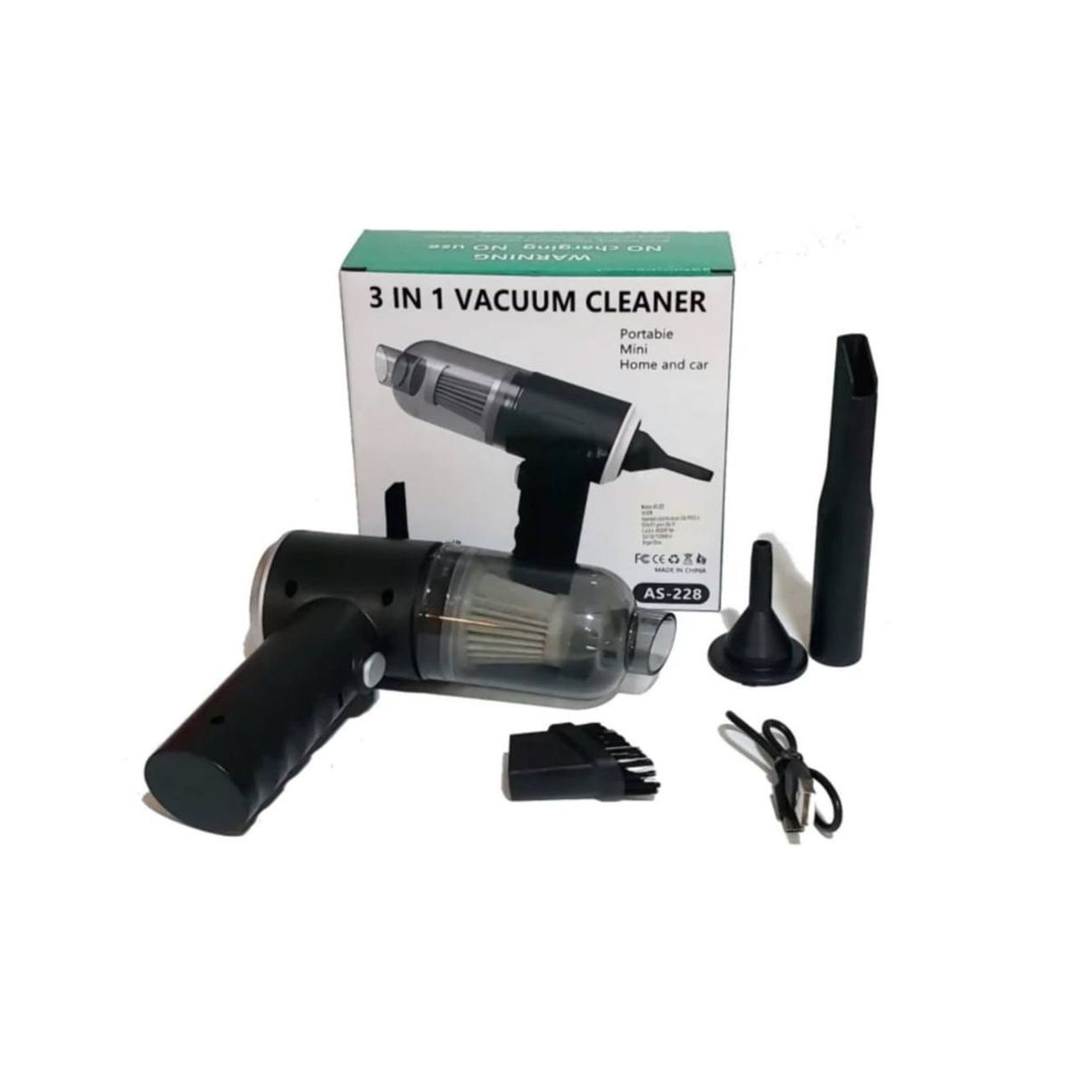 GENERICO - VACUUM CLEANER – ASPIRADORA 3 EN 1 INALÁMBRICA RECARGABLE