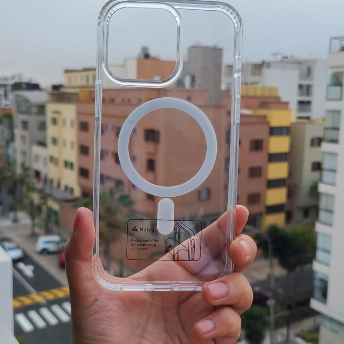 GENERICO - Case Transparente con Magsafe  para Iphone 12