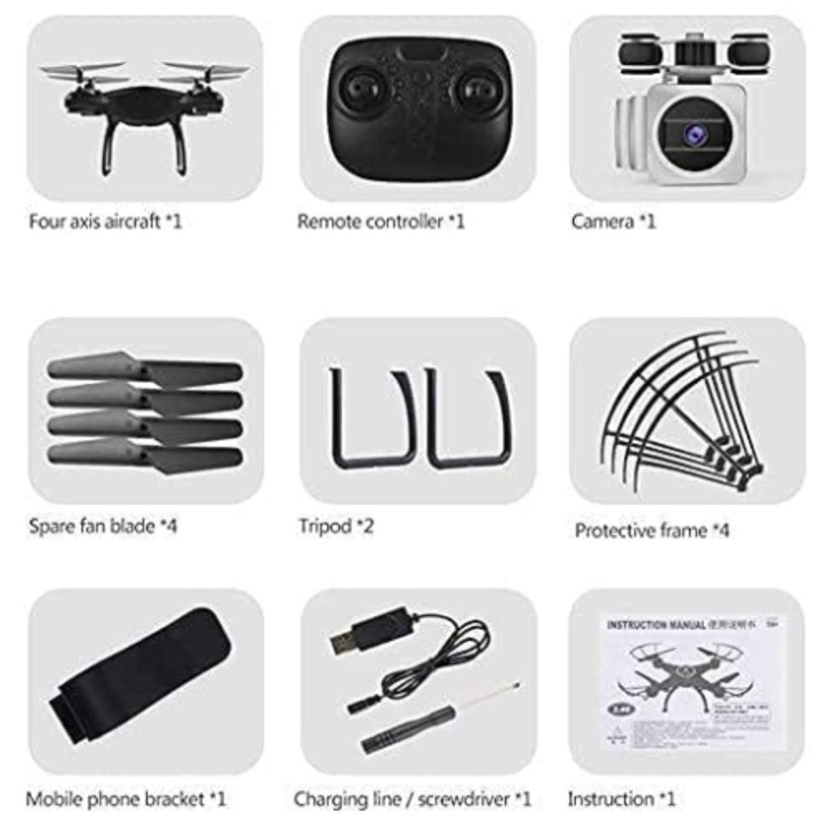 GENERICO - Drone volador profesional con cámara HD-