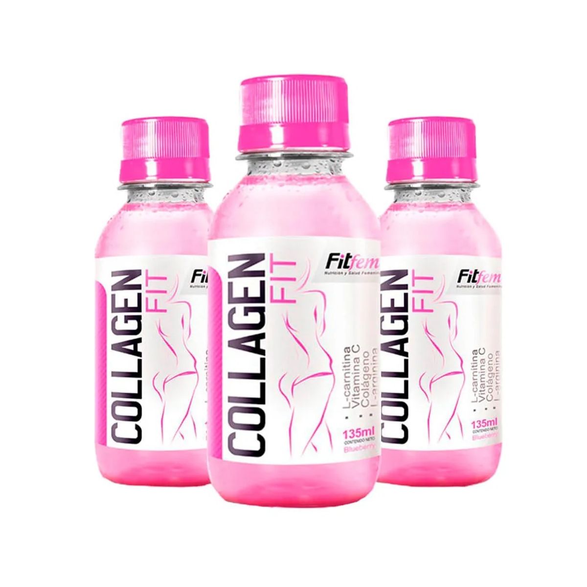 FITFEM - QUEMADOR DE GRASA FITFEM ENERGIZANTE COLLAGEN FIT 60 UND BLUEBERRY