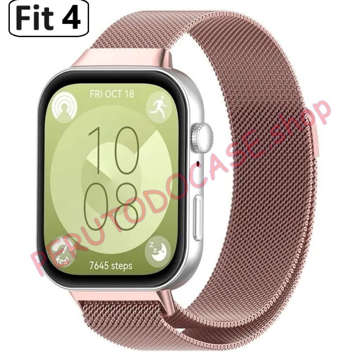 GENERICO - Correa para Huawei Fit 4 Rosado