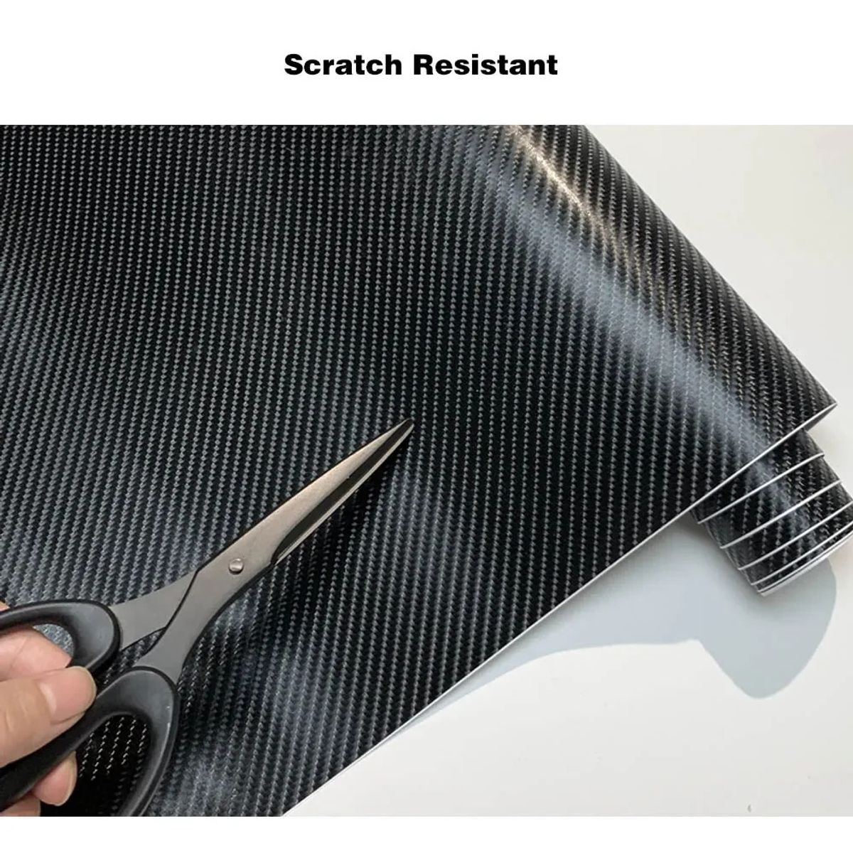 GENERICO - Vinil 4D Fibra de Carbono Negro Mate 100X150CM