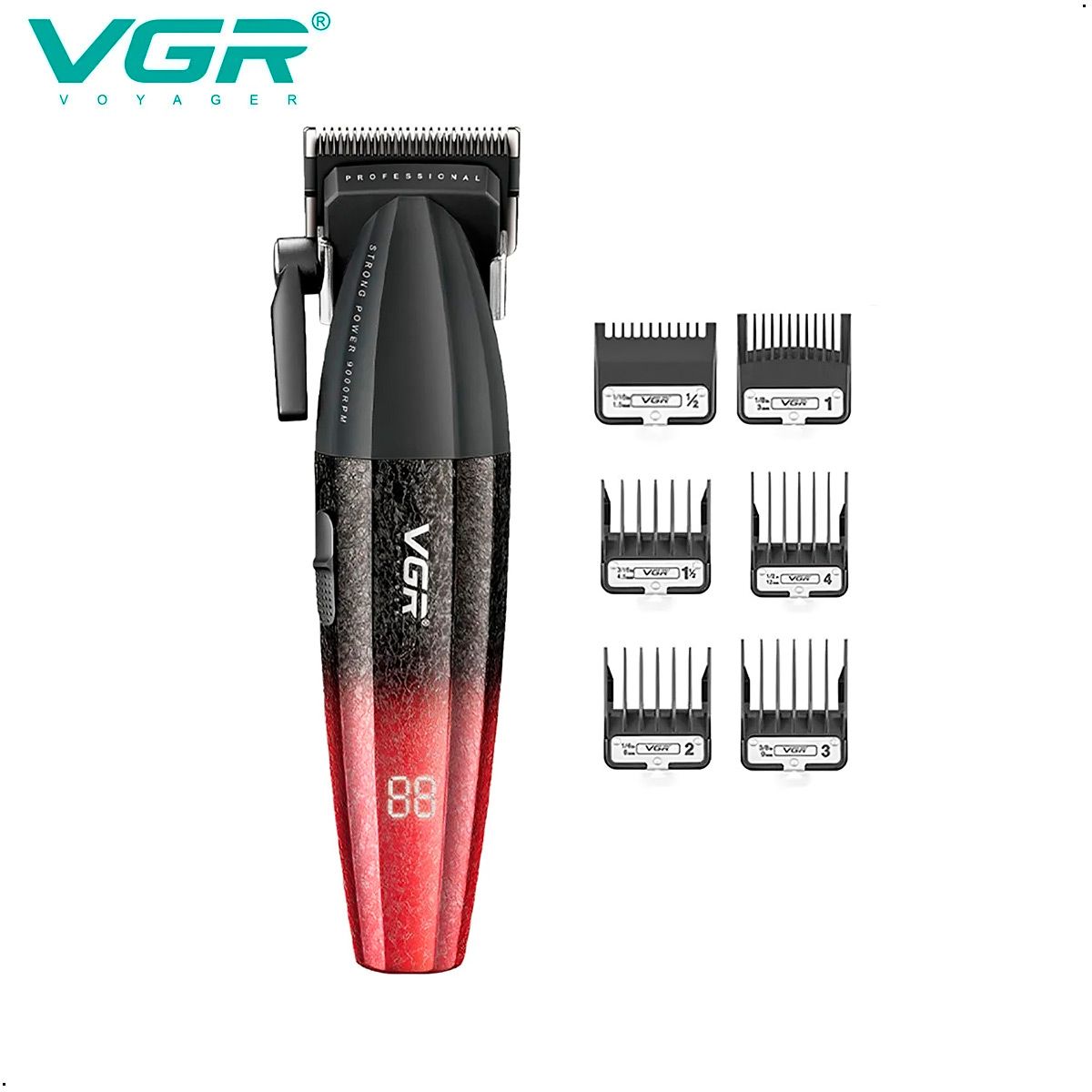 GENERICO - Maquina Corte Cabello VGR V 003 Pantalla Digital 9000 RPM