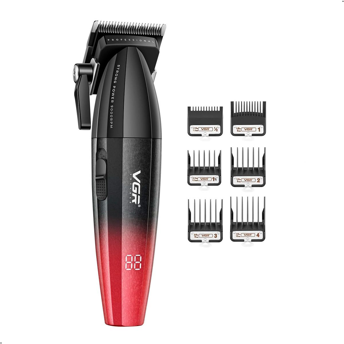 GENERICO - Maquina Corte Cabello CLIPPER VGR V-003 9000RPM Pantalla Digital