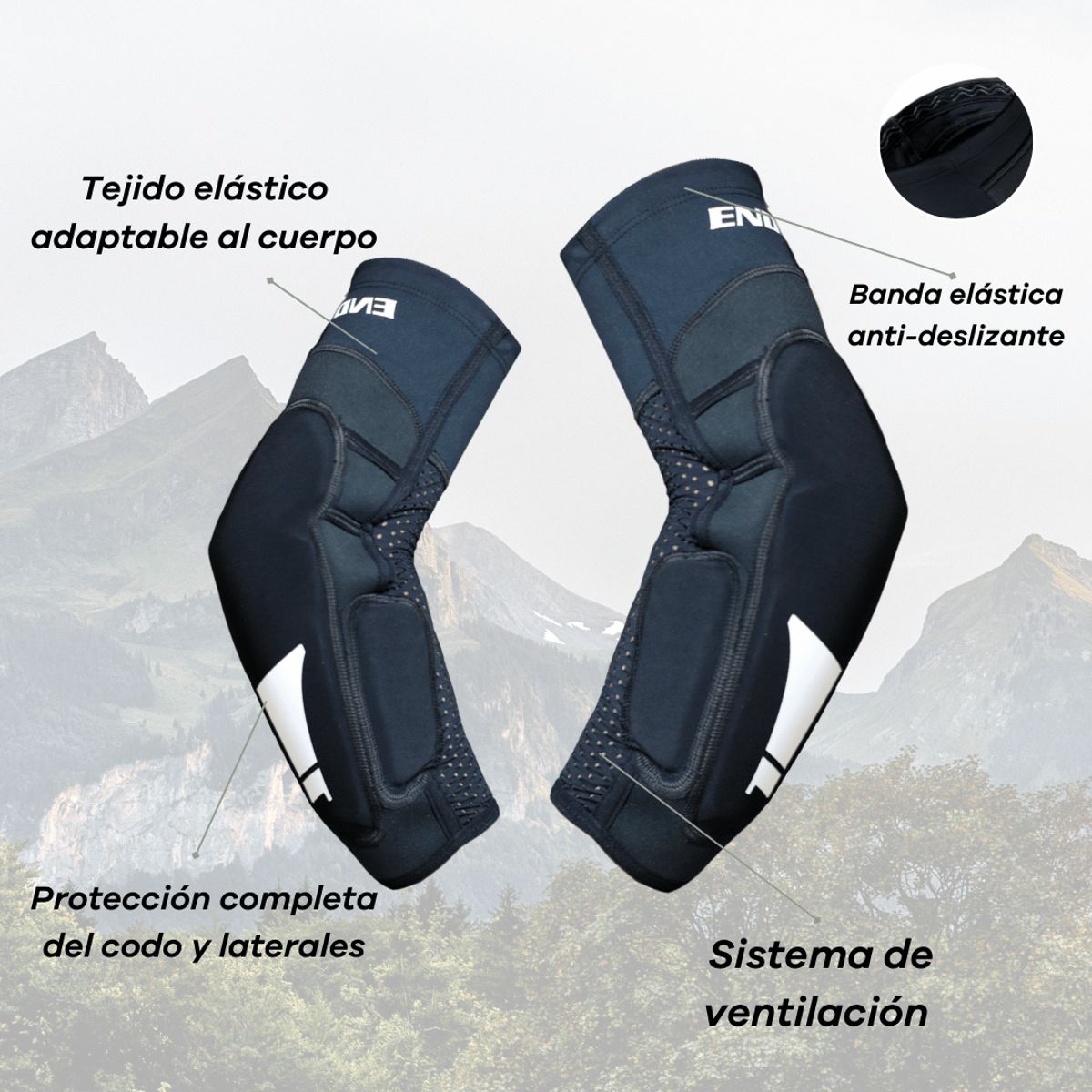 FIRST TRY - Elbow Sleeve Enduro 2.0 - Talla M - Codera