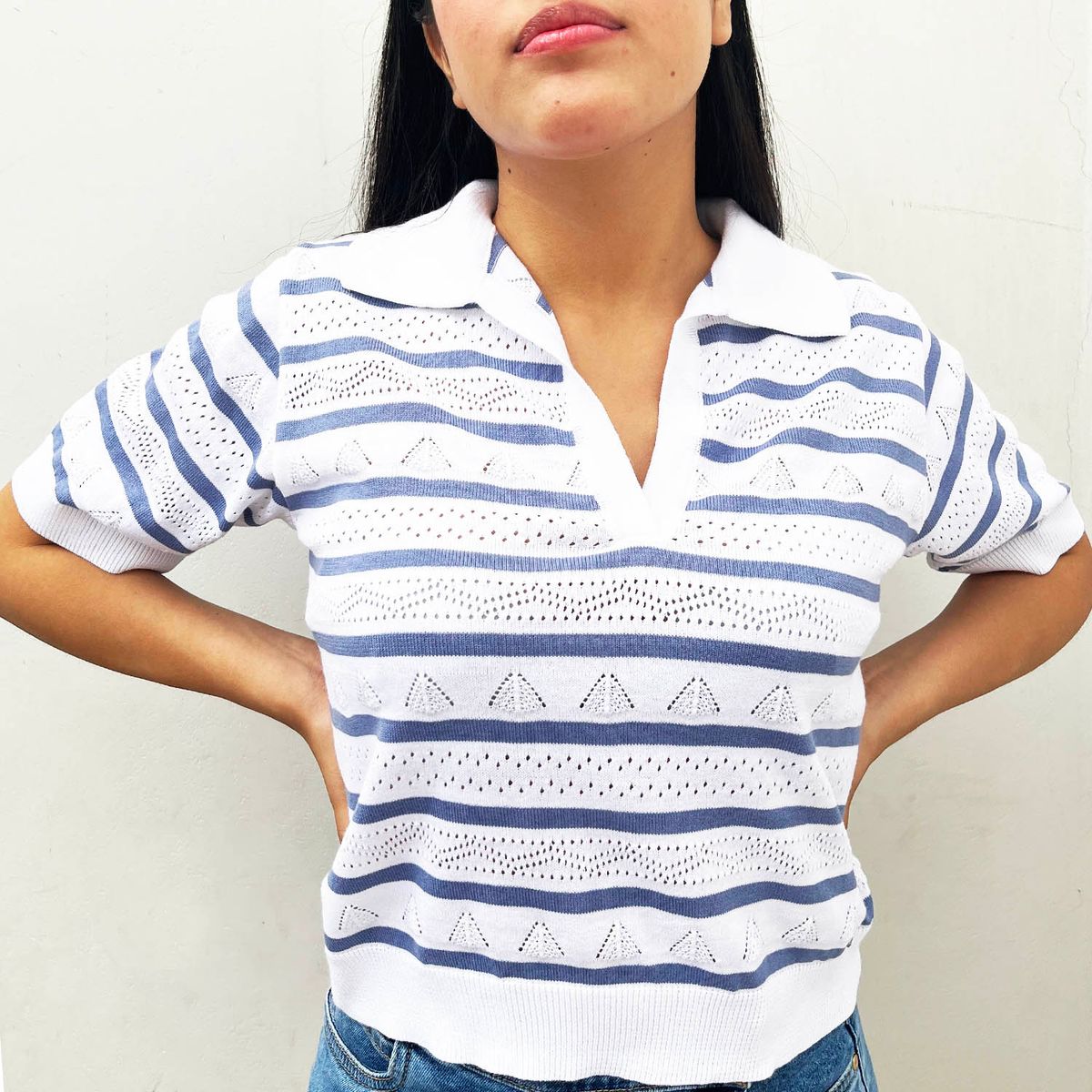 JAROLA - Polo Tejido Listado Jarola Laura
