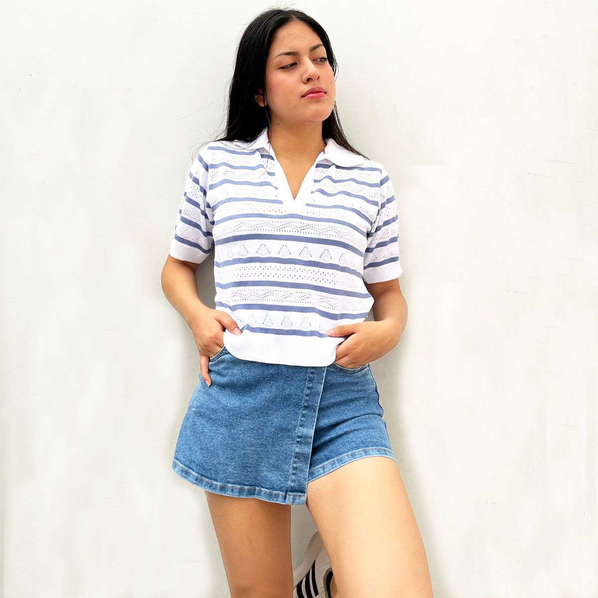 JAROLA - Polo Tejido Listado Jarola Laura