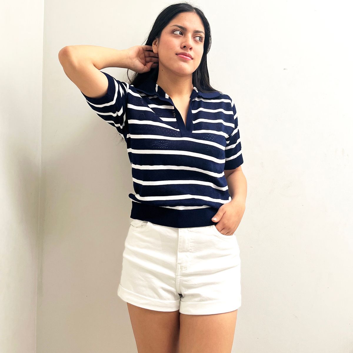 JAROLA - Polo Tejido Listado Jarola Laura