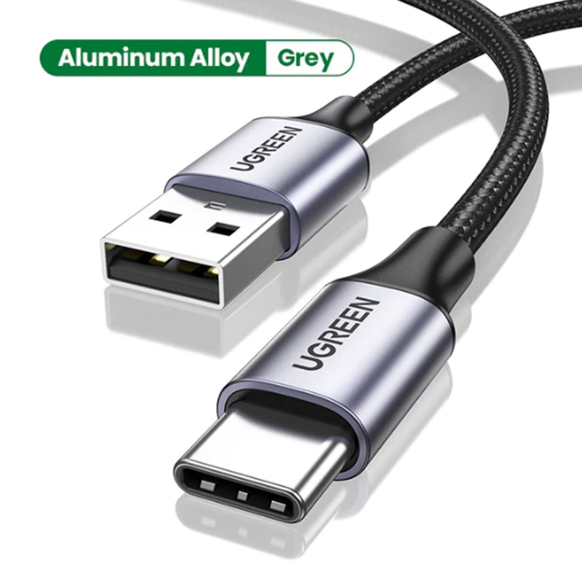 UGREEN - Cable 3m USB-C Nylon PREMIUM Carga Datos Original Android PC Mac