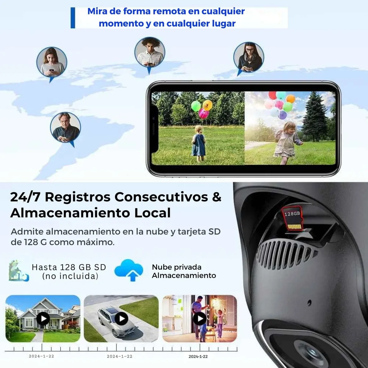 OEM - Cámara IP WiFi PTZ 5K  Zoom Óptico de Largo Alcance y Doble Lente Inteligente