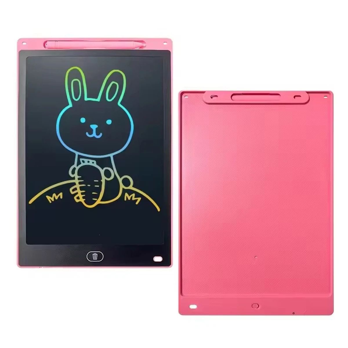 GENERICO - TABLET PIZARRA MÁGICA DIBUJO LCD 16 PULGADAS ROSADO MEDIANO