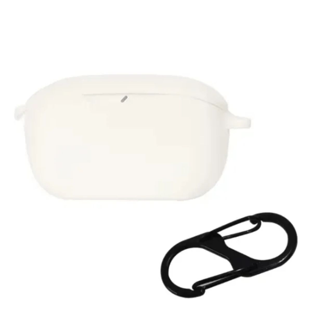 GENERICO - Funda case de silicona para audifonos JBL WAVE BUDS 2 color blanco