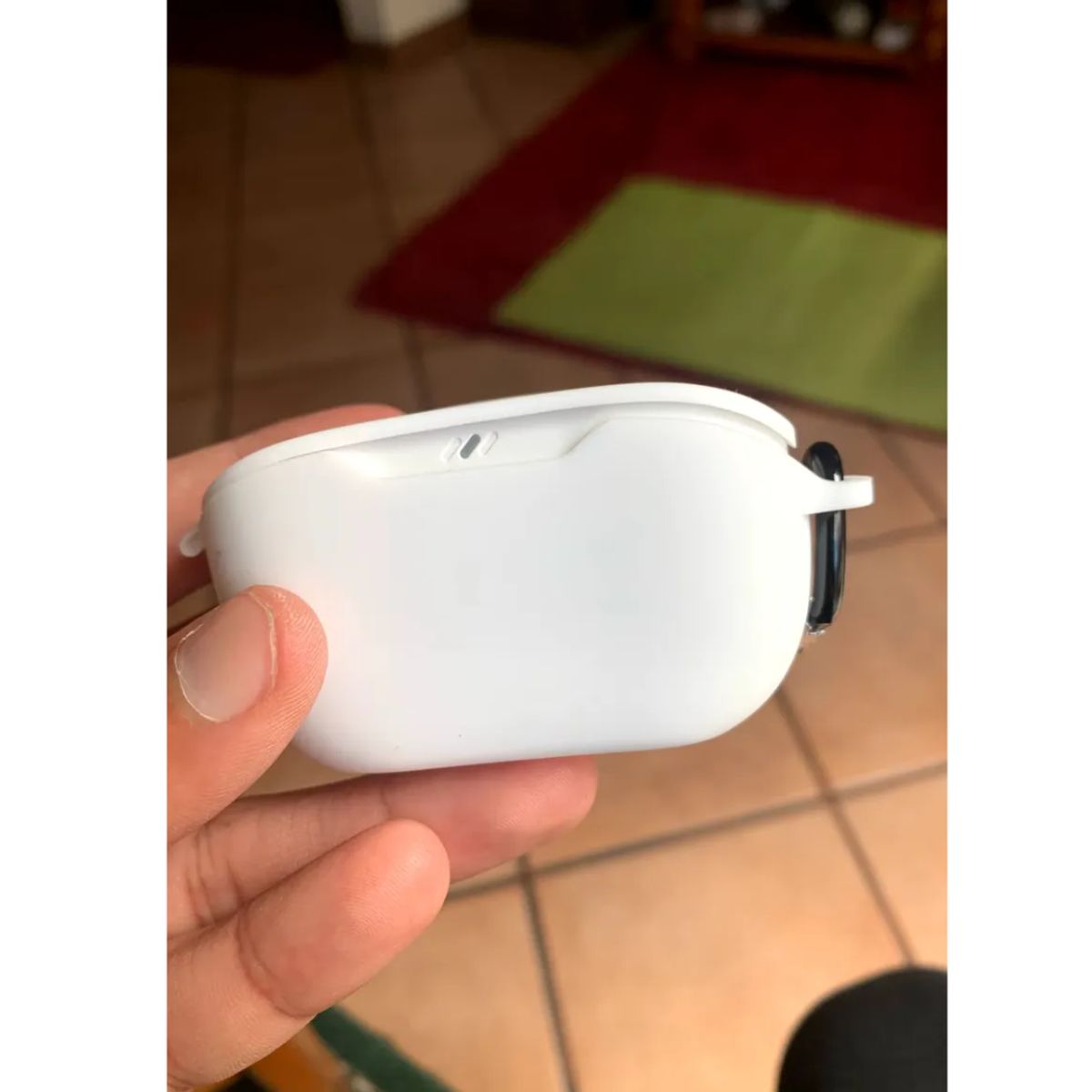 GENERICO - Funda case de silicona para audifonos JBL WAVE BUDS 2 color blanco