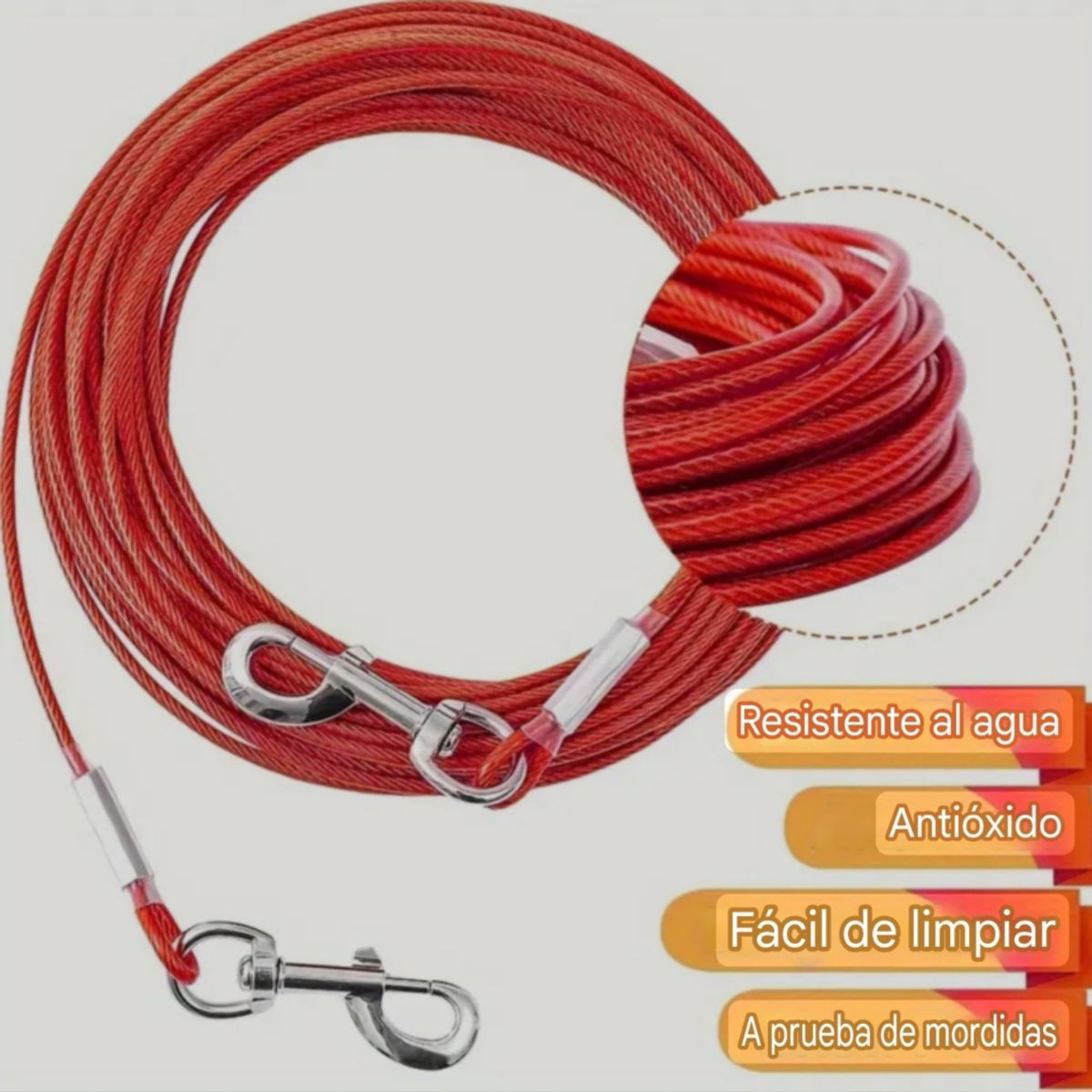 GENERICO - CORREA PARA MASCOTAS DE 6 METROS