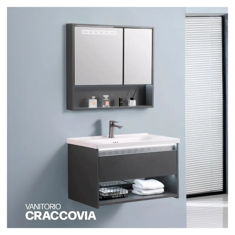 STONE - VANITORIO MINIMALISTA CRACCOVIA PLOMO STONE