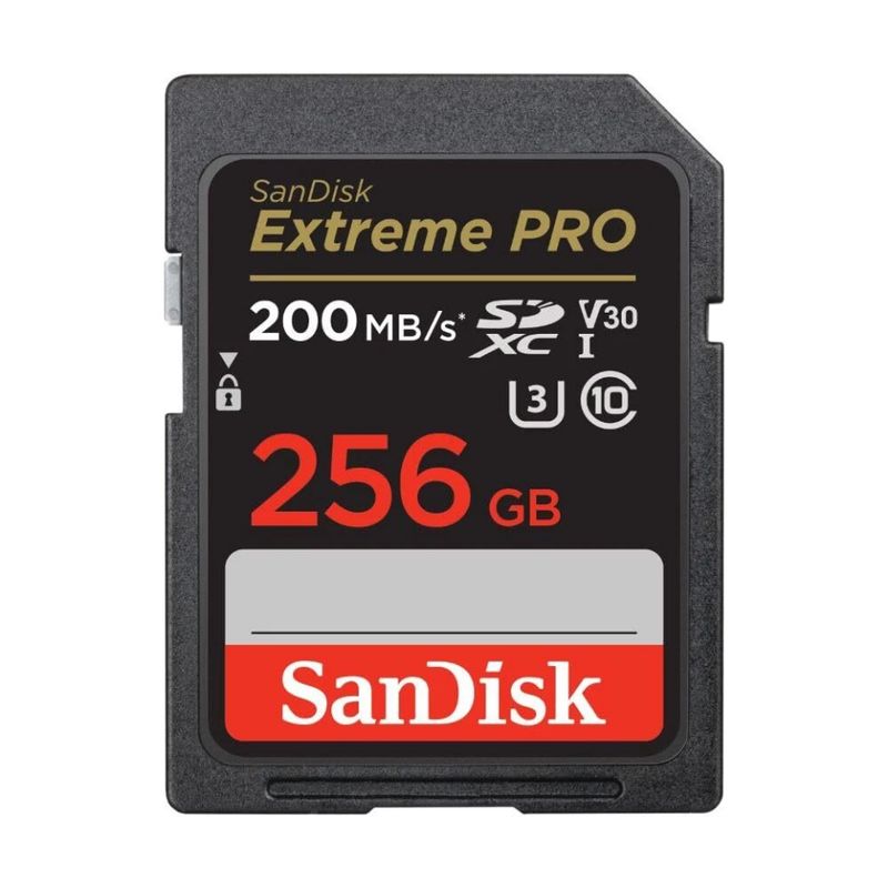 SANDISK - Memoria SD Sandisk Extreme Pro 256GB 200mbs Original