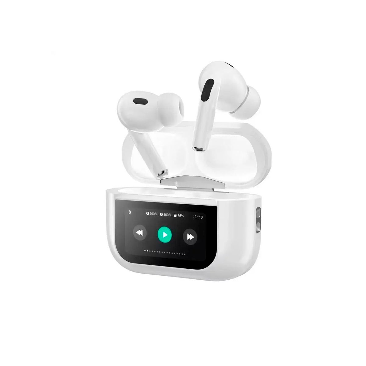 REMAX - Audífonos Remax Cozybuds W30N Blanco Bluetooth 5.4 + Pantalla