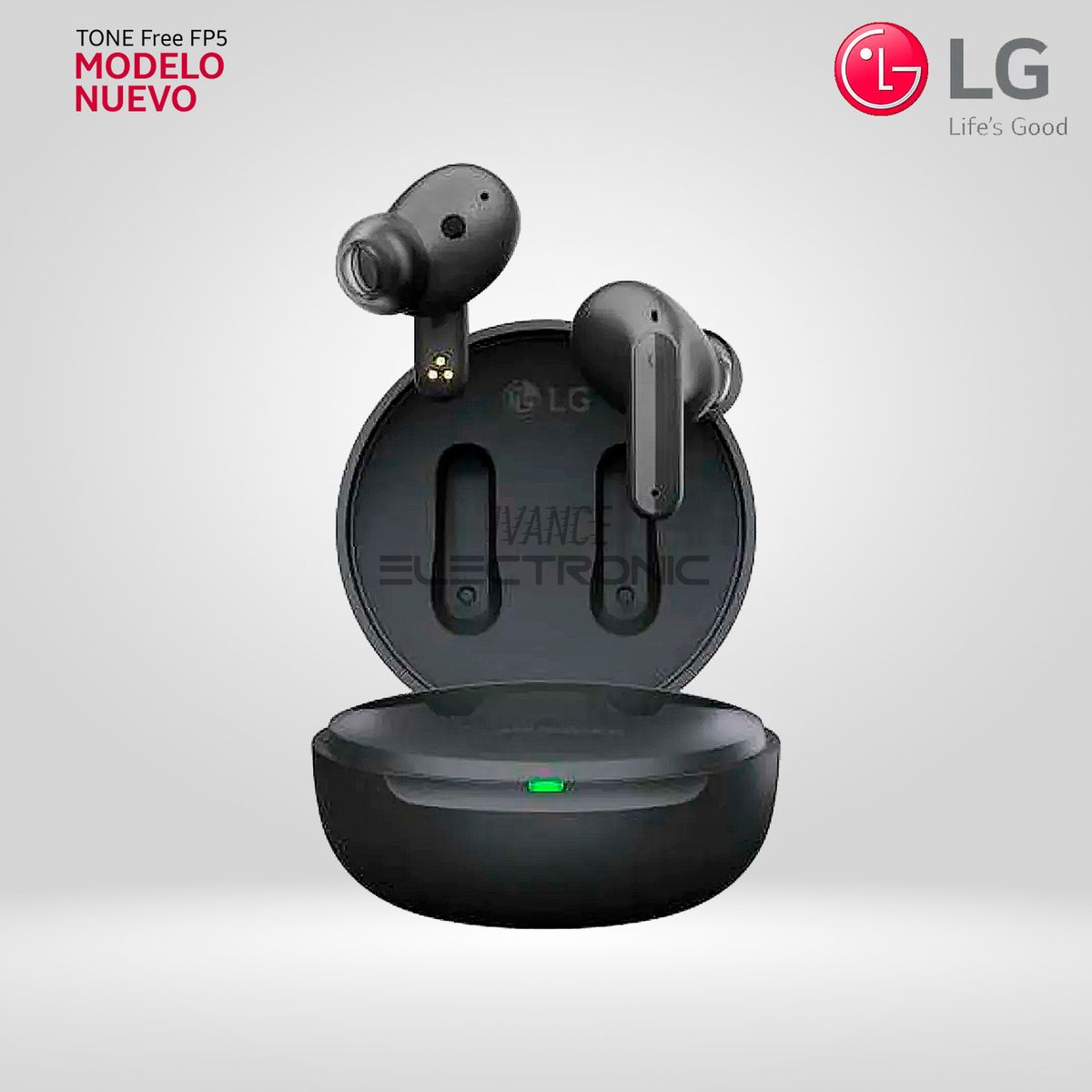 LG - Audífonos LG TONE Free FP5 con Bluetooth y Cancelación Activa