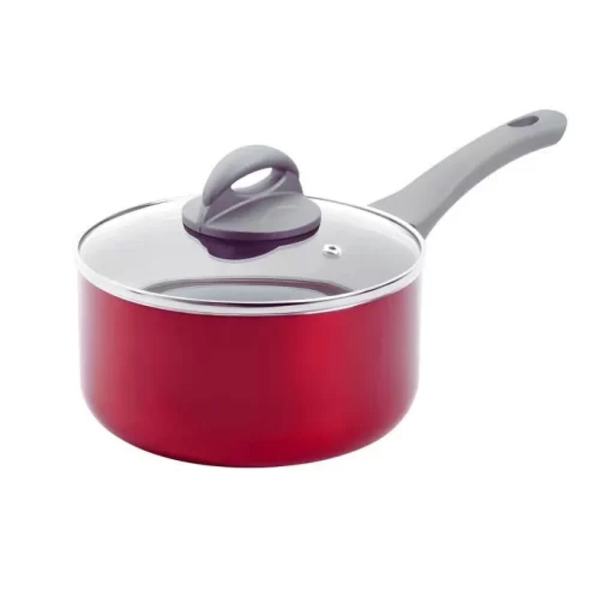 OSTER - Cacerola Oster® Antiadherente 18CM con Tapa HERSCHER Roja 62980 02