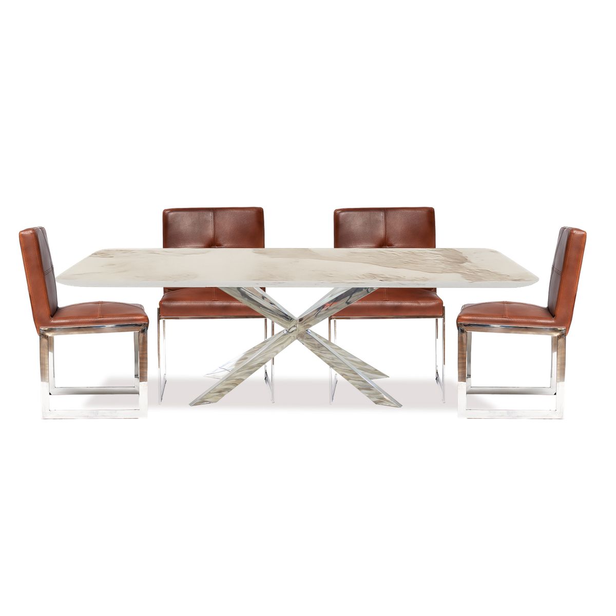 GIORDANO - MESA ASPA y 6 SILLAS GAIIA