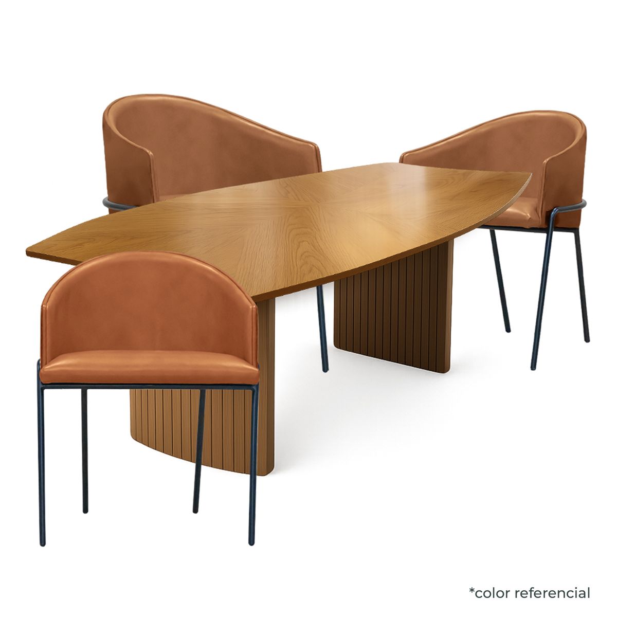 GIORDANO - COMBO MESA DOHA y 6 SILLAS ASHLIE