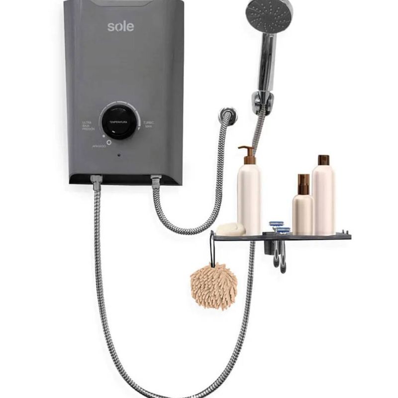 SOLE - Rapiducha Eléctrica Sole Turbo Max 5200W Gris + Accesorios