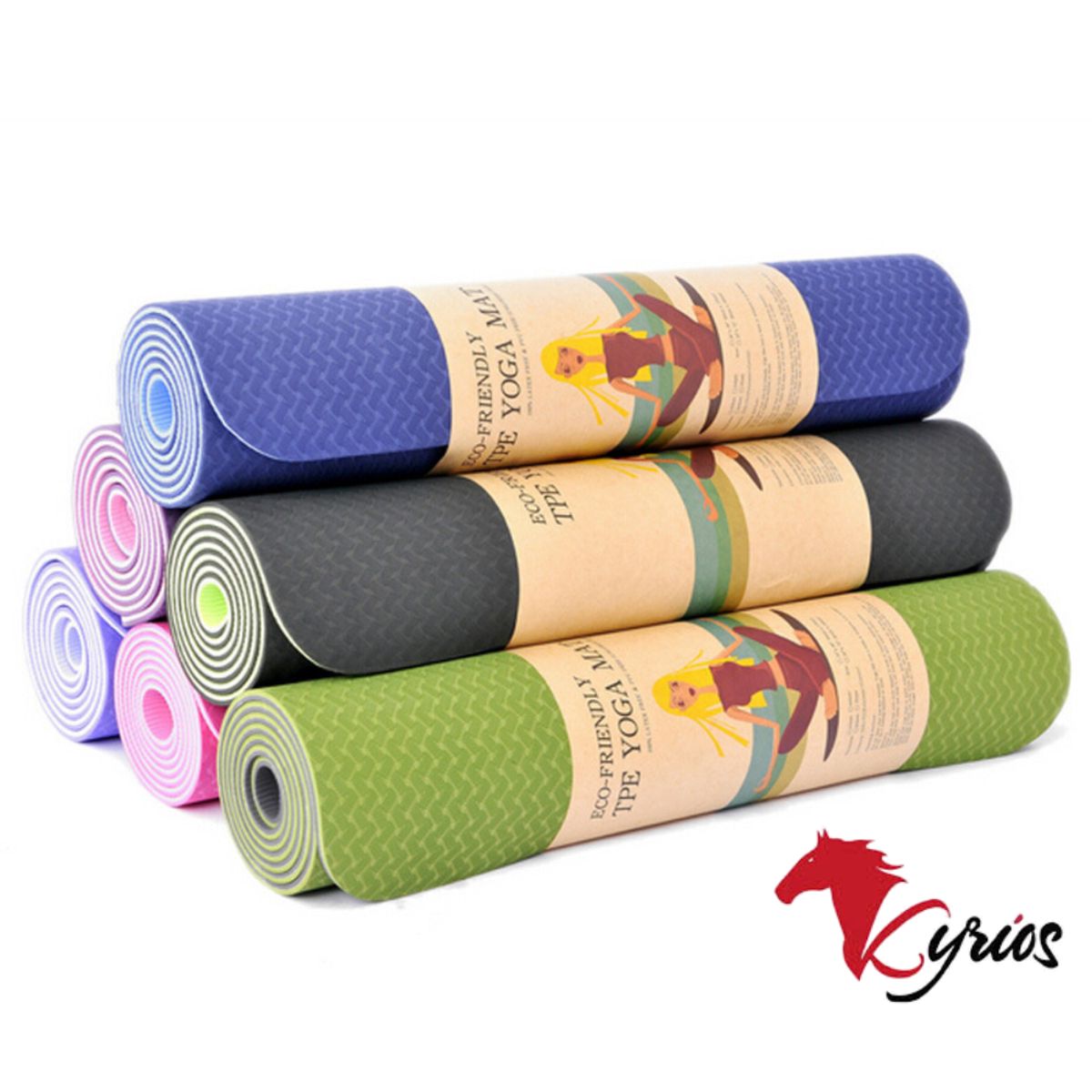 NO LOGO - Rollo De Matt Ecológico Doble Color De 6 mm