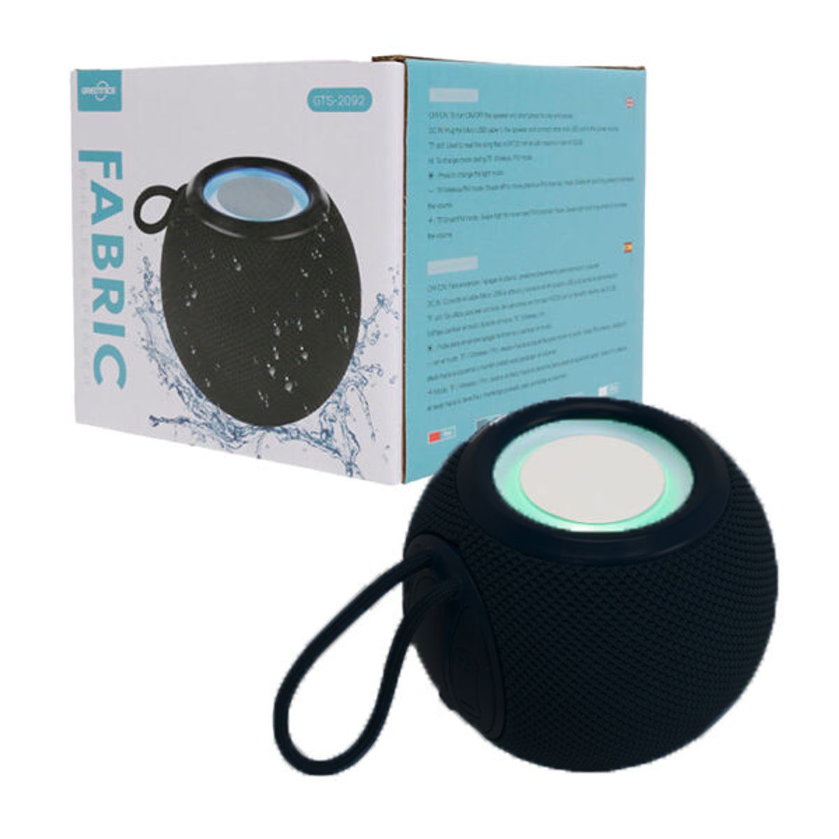 GENERICO - Parlante asistente bluetooth con luces RGB