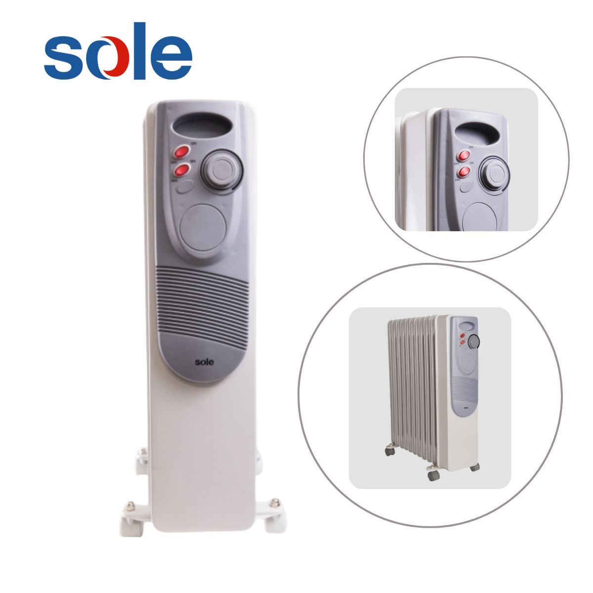 SOLE - Estufa de Aceite Sole Eléctrica 11 Celdas 2500W