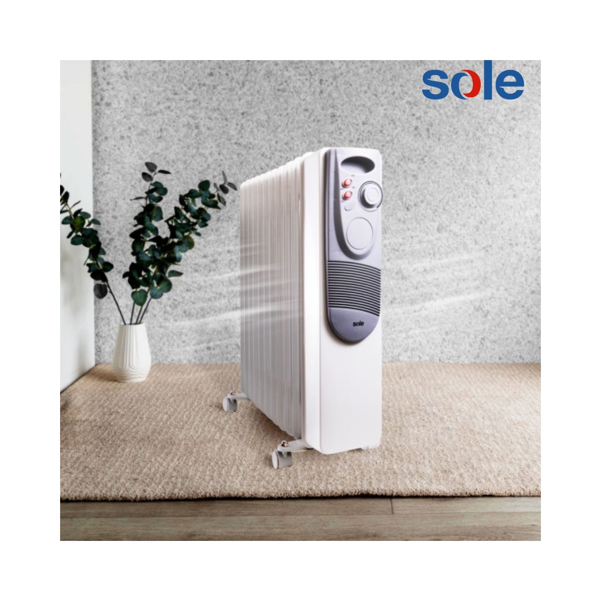 SOLE - Estufa de Aceite Sole Eléctrica 11 Celdas 2500W