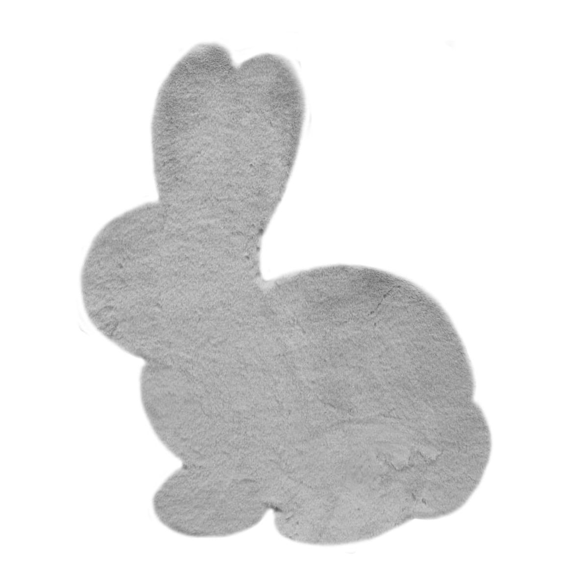 MULTITOP - Alfombra Conejito 73 x 90cm Gris