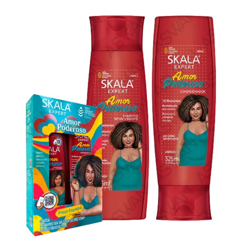 SKALA - PACK AMOR PODEROSO SHAMPOO + ACONDICIONADOR 325ML - SKALA EXPERT