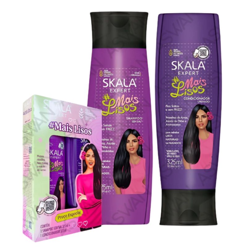SKALA - PACK MAIS LISOS SHAMPOO + ACONDICIONADOR 325ML - SKALA EXPERT