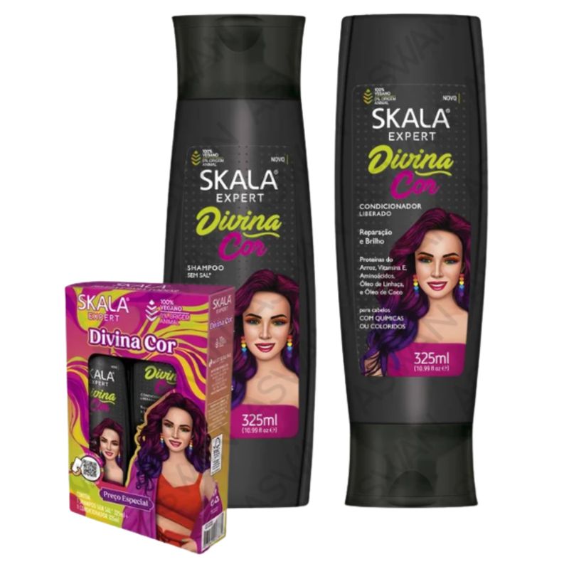 SKALA - PACK DIVINA COR SHAMPOO + ACONDICIONADOR 325ML - SKALA EXPERT