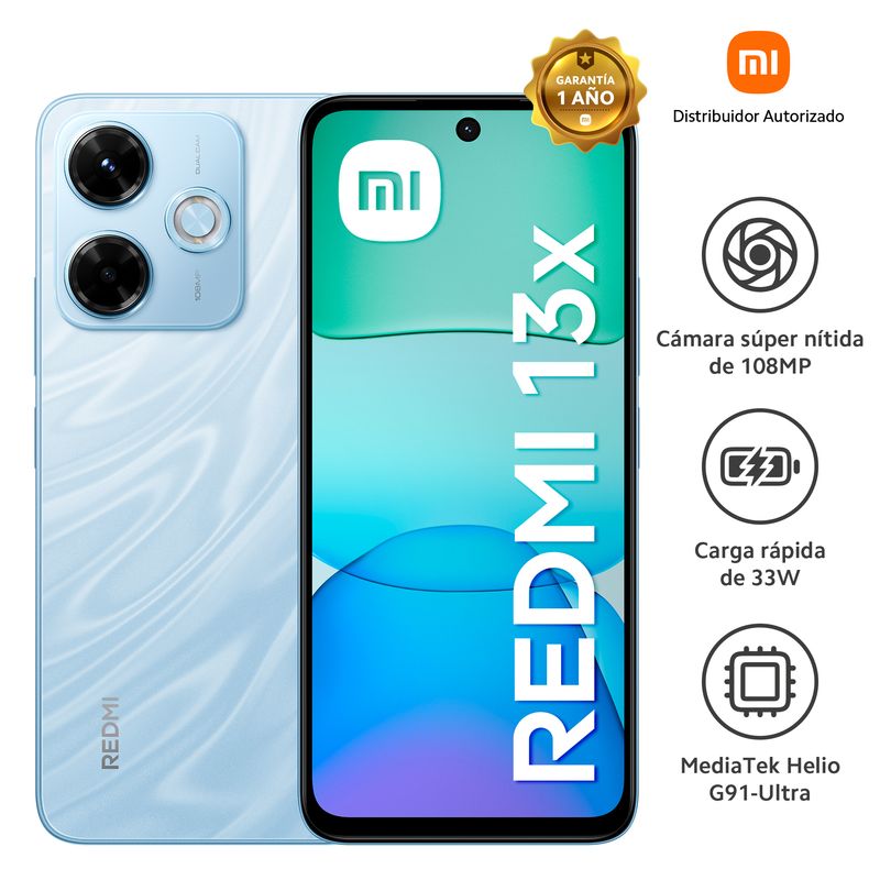 XIAOMI - XIAOMI REDMI 13X 8GB 256GB SILK BLUE