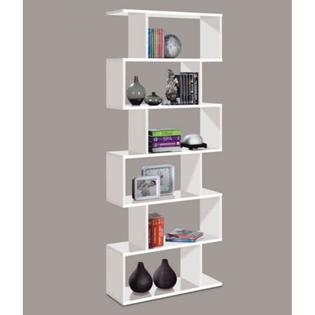 GENERICO - LIBRERO MADISON - LA CASA DEL MUEBLERO - BLANCO