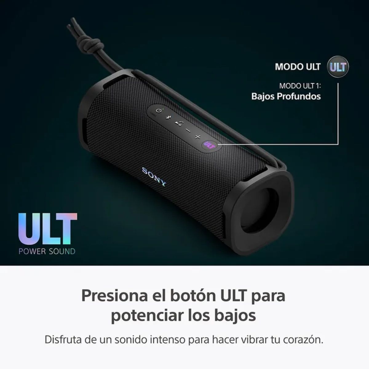 SONY - SONY ULT FIELD 1 NEGRO (SRS-ULT10) – Parlante Bluetooth Portátil