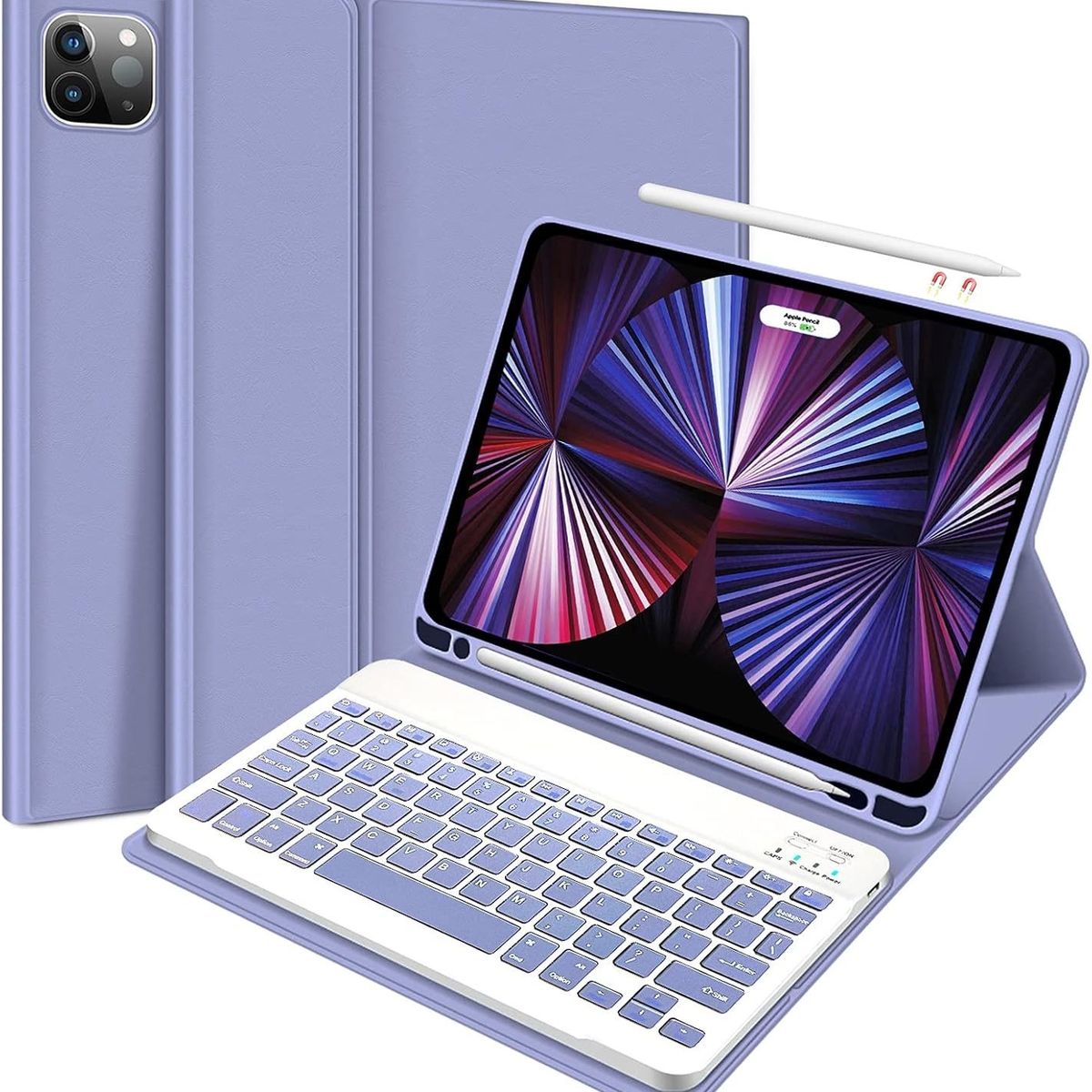 GENERICO - Funda con Teclado TouchPad Bluetooth Para IPad pro 13 pulgadas