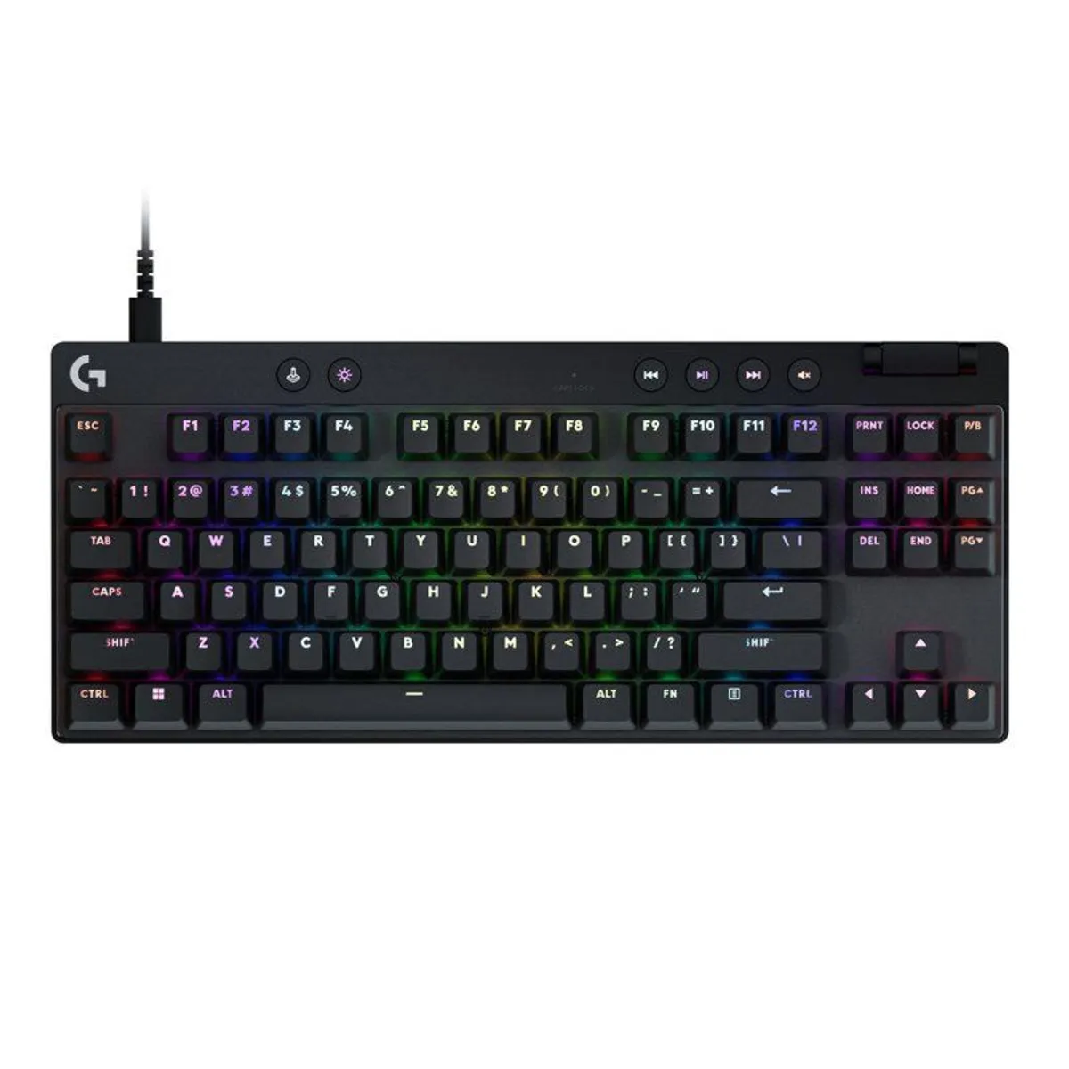 LOGITECH - TECLADO LOGITECH PRO X TKL RAPI ANÁLOGO USB-C LIGHTSYNC RGB KEYCONTROL