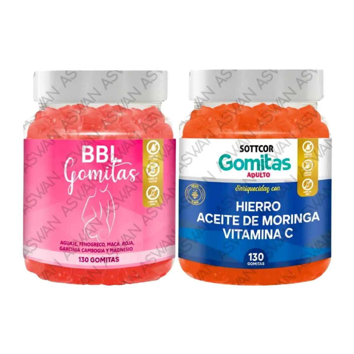 GENERICO - Pack Adulto De Aguaje & Hierro 150 UND - SOTTCOR