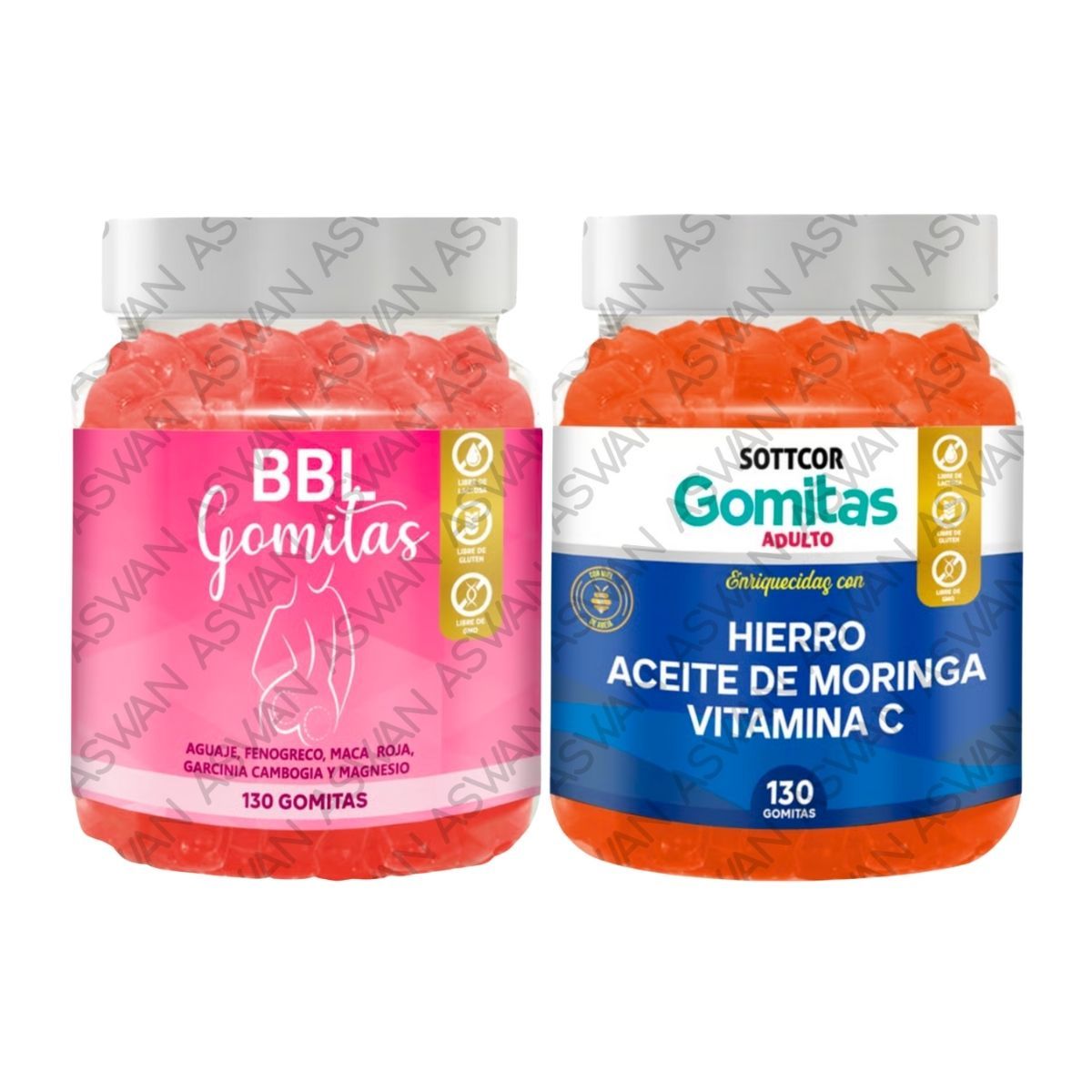 GENERICO - Pack Adulto De Aguaje & Hierro 150 UND - SOTTCOR