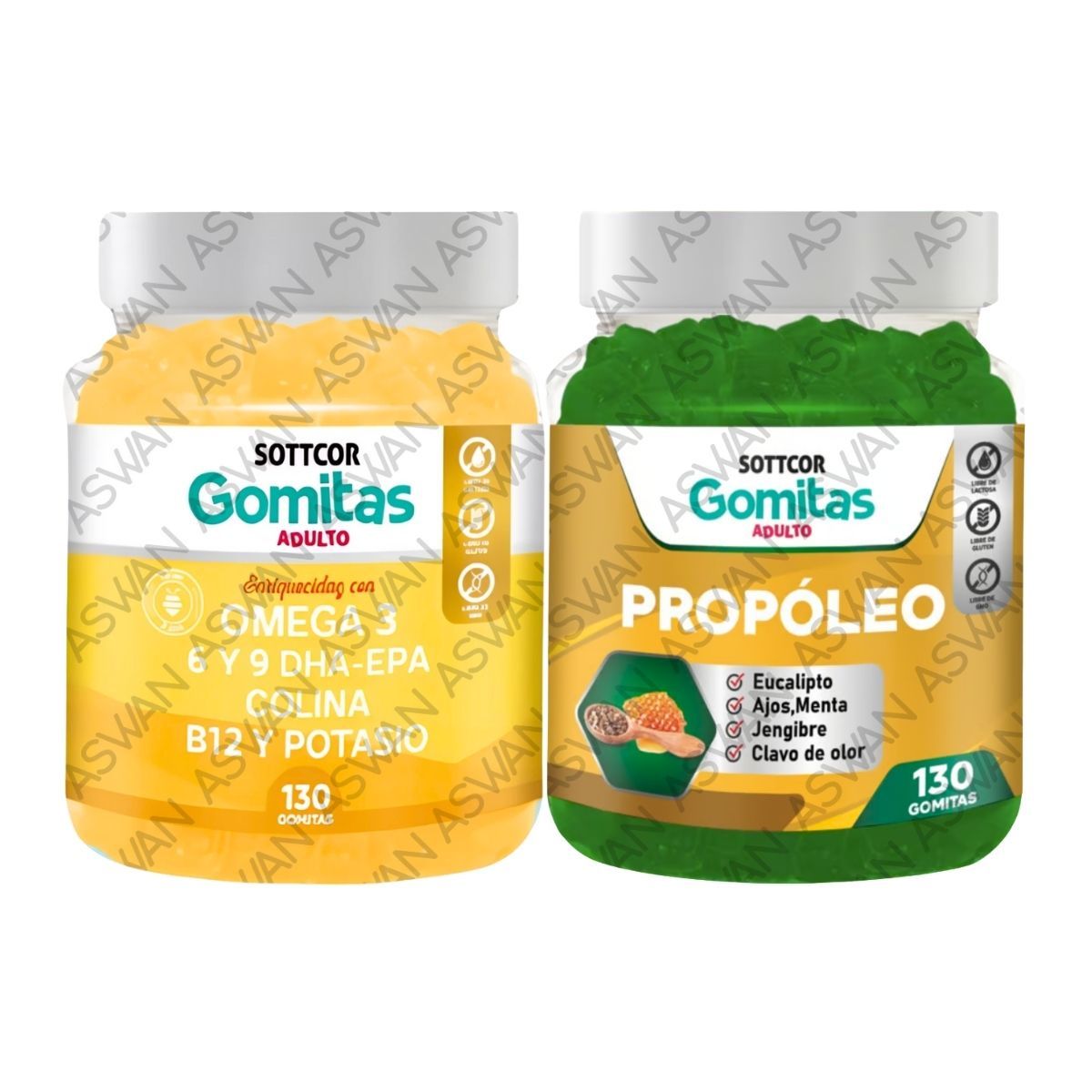 GENERICO - Pack Adulto Omega 3 & Propoleo 150 UND - SOTTCOR