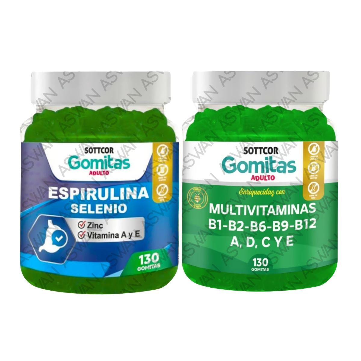 GENERICO - Pack Adulto Espirulina & Multivitaminas 150 UND - SOTTCOR