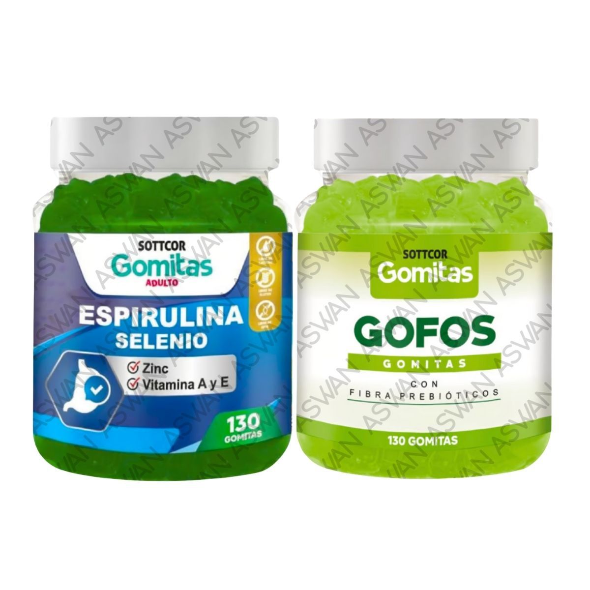 GENERICO - Pack Adulto Espirulina & Gofos 150 UND - SOTTCOR